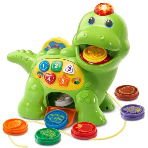 Chomp and Count Dino, Green - Picture 1 of 6